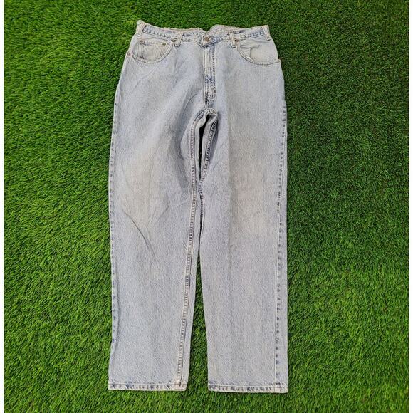 Vintage LEVIS 545 Baggy Jeans 36x33 Medium-Wash Dad Jeans - Picture 1 of 16